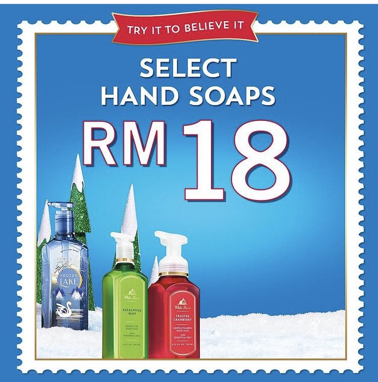 Handsoap BBW tengah ada sale ni ☺️ Taknak kirim ke uolls? 🥰