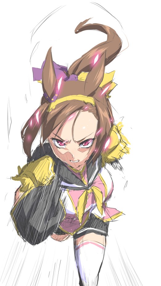 「走ってる絵って難しいですわね…
もっと精進あるのみですわ… 」|ぉとぉのイラスト