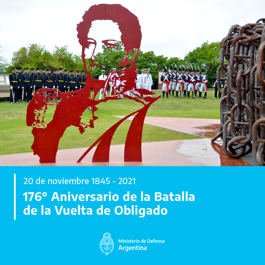 amilcargbert's tweet photo. DÍA DE LA SOBERANÍA NACIONAL

A 176 años de la Batalla de la Vuelta de Obligado, continuamos ejerciendo y defendiendo nuestra soberanía. 

¡Viva la Patria! https://t.co/Xt2NDpj3m7