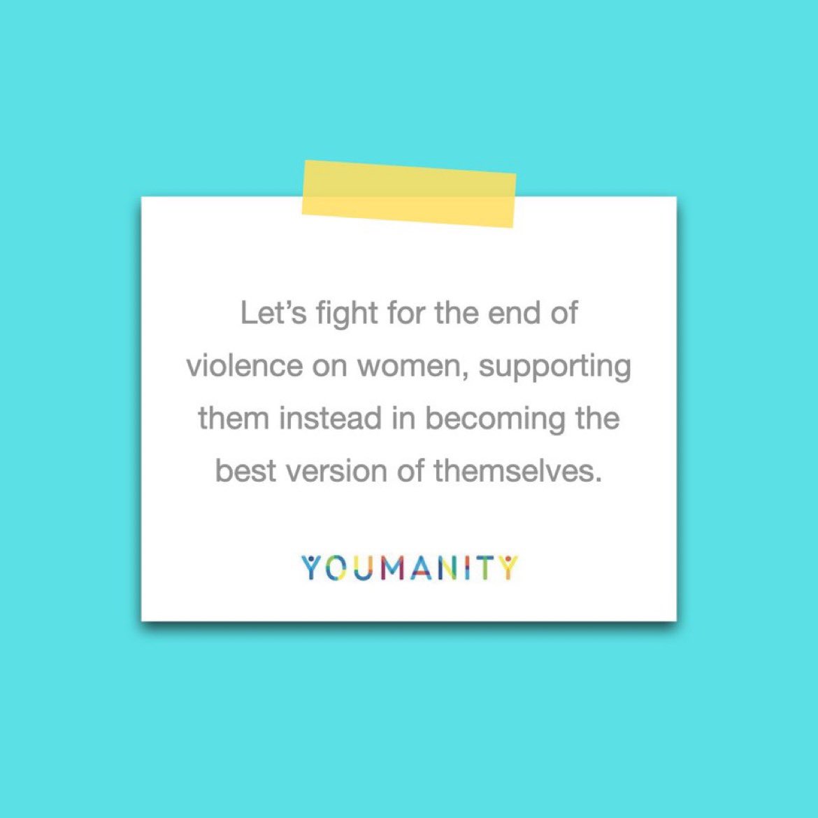 ONEYOUMANITY's tweet photo. Over the next few days Youmanity will report on violence against women, facts and data. Let us oppose any such violence EVERY day. Let us also help women to develop their dreams and aspirations through initiatives such as the EASE project.

#Youmanity #EASE #easeproject https://t.co/MyTO3ztvWZ
