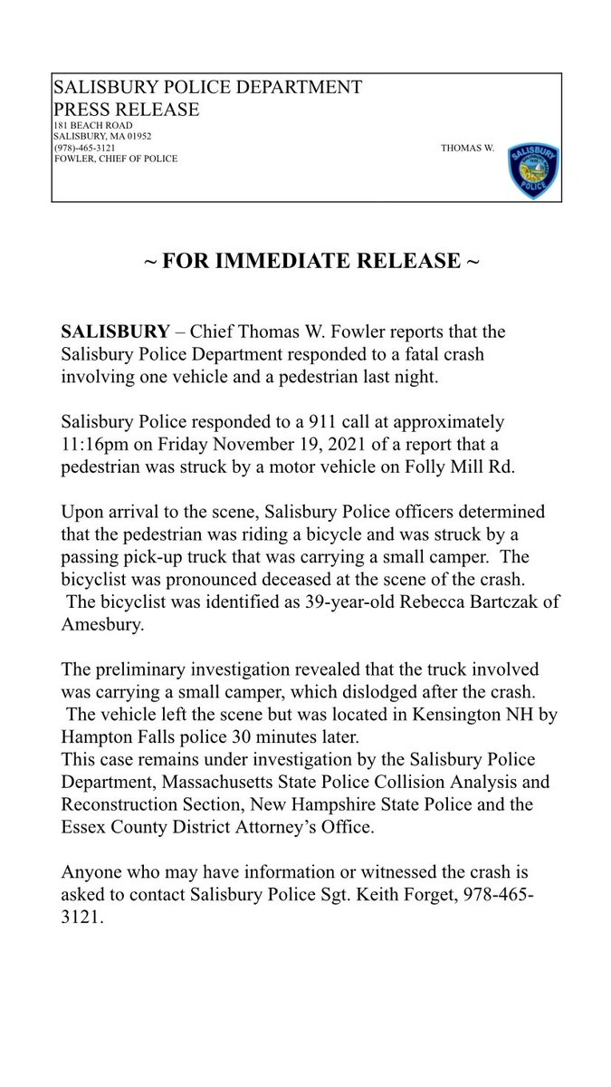 SalisburyPolice's tweet photo. https://t.co/0KjIh6Xho7