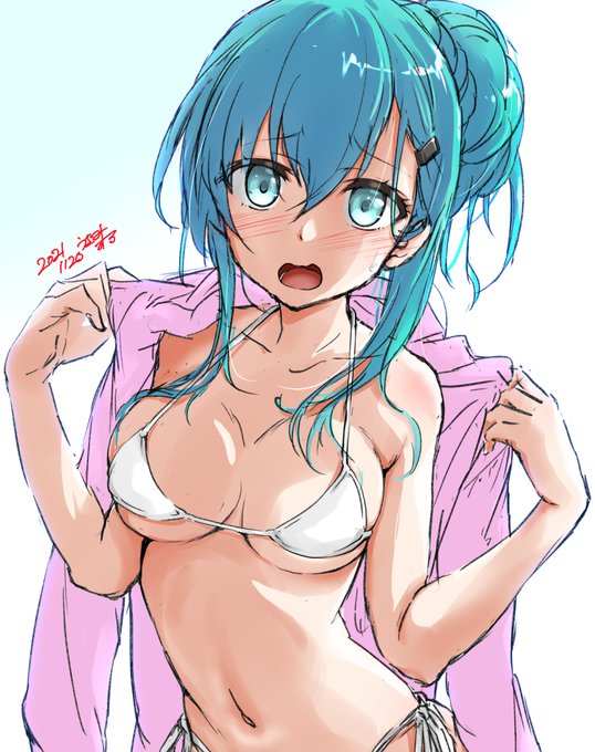 #艦これ版深夜の真剣お絵描き60分一本勝負
#艦これ版真剣お絵描き60分一本勝負_20211120
#鈴谷
「ちょっと・・これ鈴谷には小さすぎない?」

季節感なくてすみません 