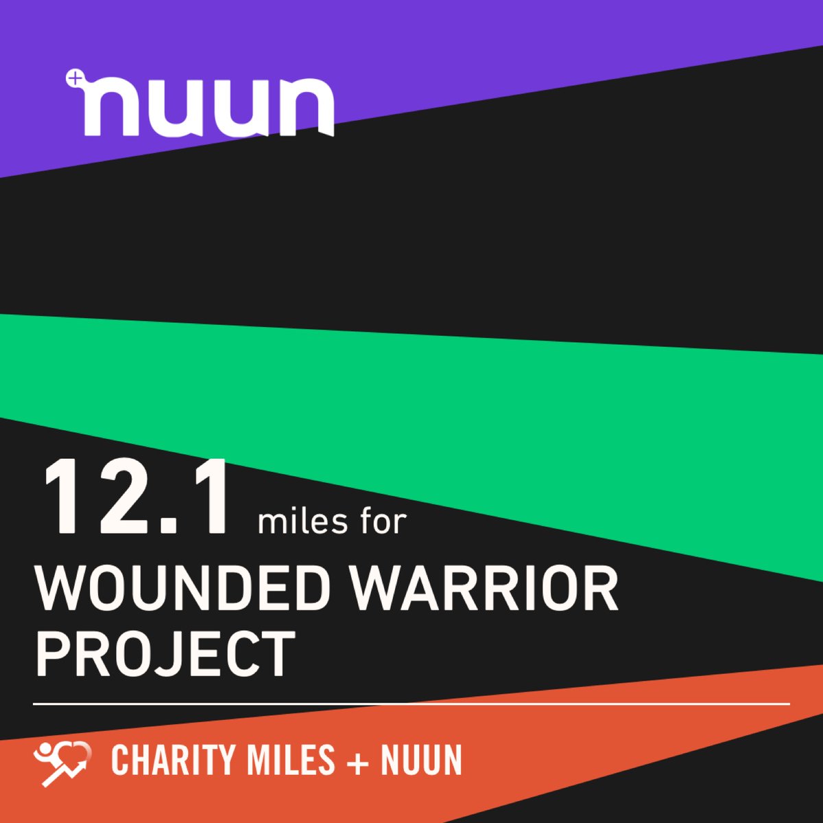 4bPat's tweet photo. 12.1 @CharityMiles for @wwp sponsored by @nuunhydration. Join the #muuvment! #nuunlife https://t.co/V0Drbu0YjT