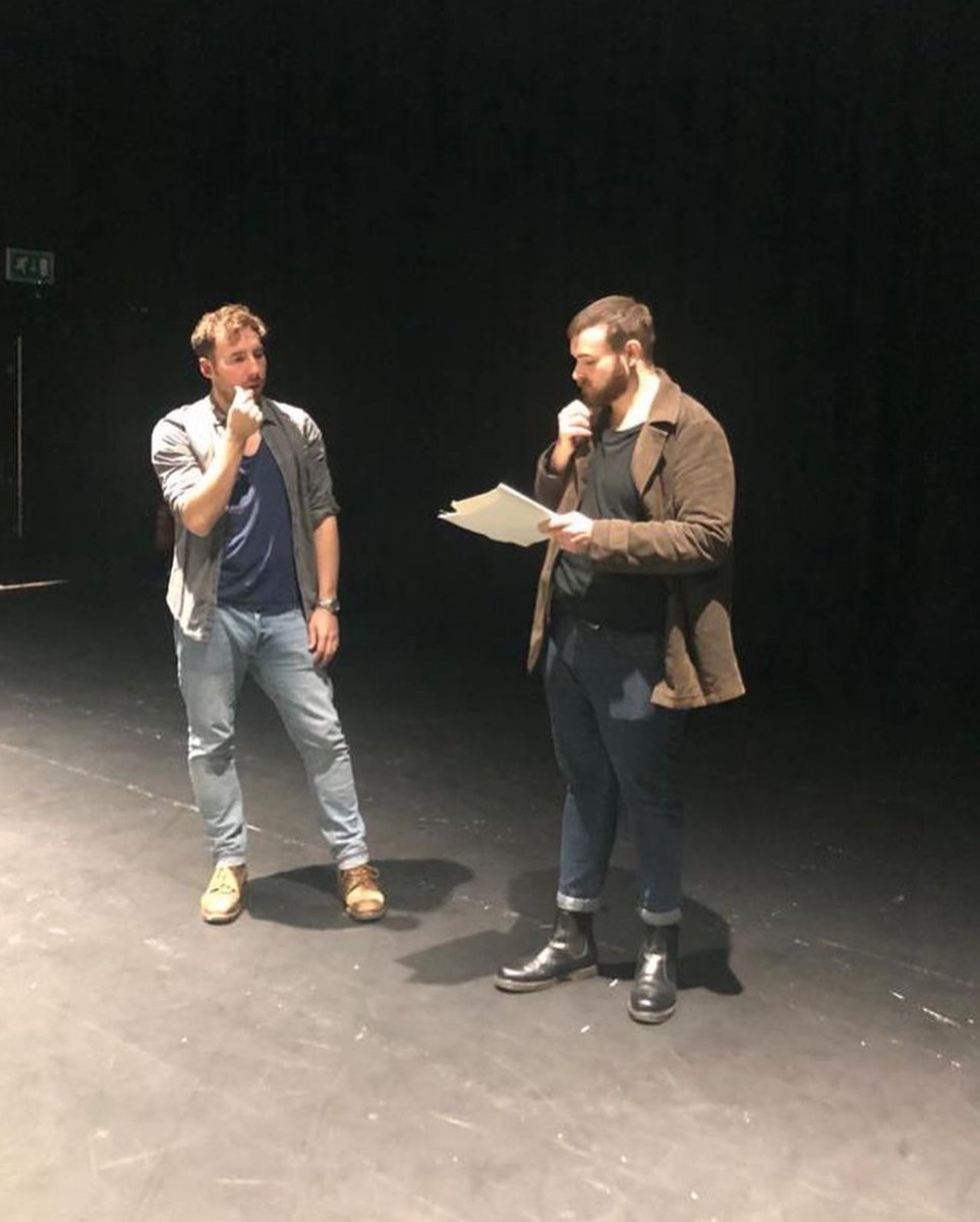 Idle_Discourse's tweet photo. We’re back at @MASTStudios preparing to present a few scenes from a new play ‘The Quantum Unicorn’ by @DanDawes85 as part of their scratch night. 

It’s a play all about time travel, and you can catch it tonight, last week, and in 1963… 🥁 

🦄 https://t.co/Cc0J3TZcFp