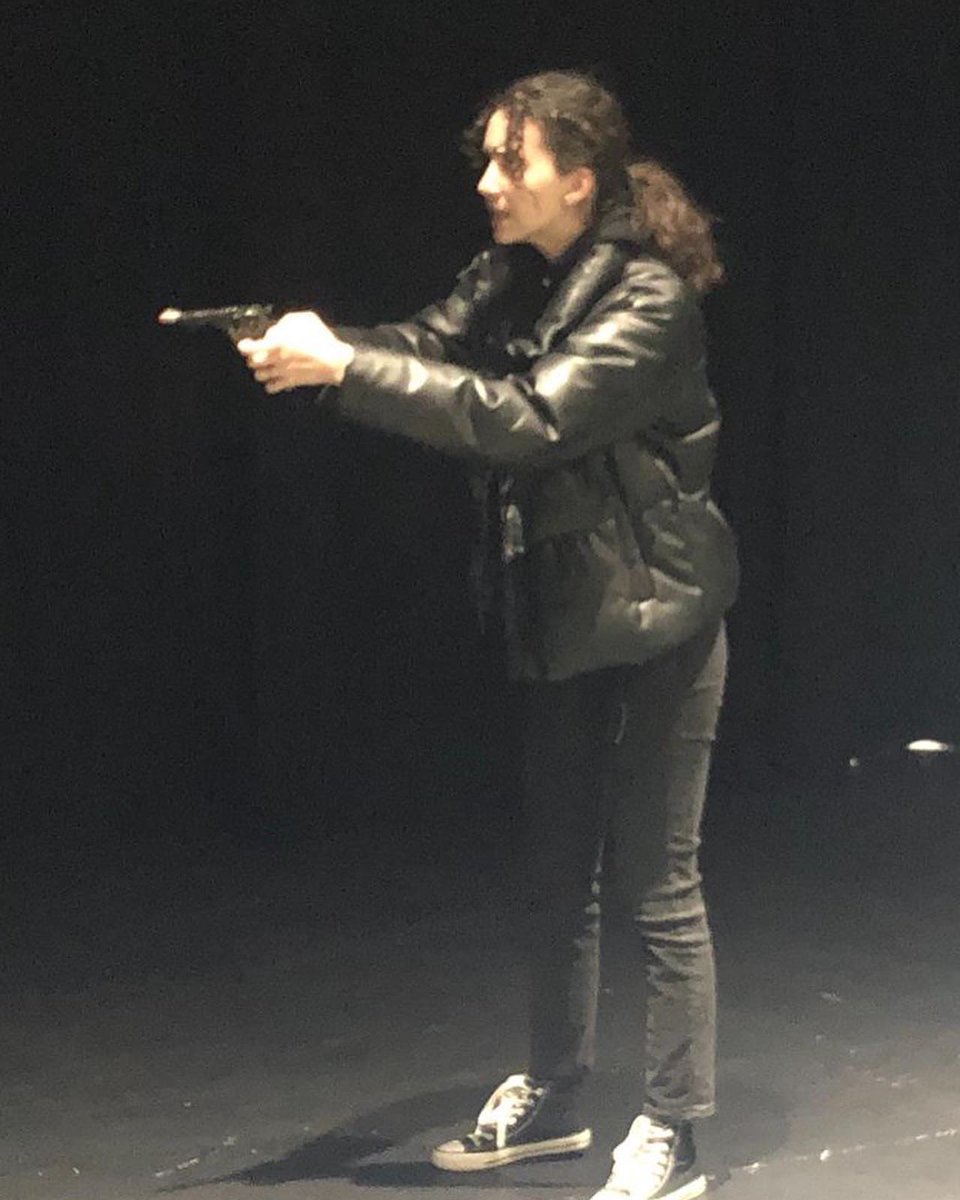 Idle_Discourse's tweet photo. We’re back at @MASTStudios preparing to present a few scenes from a new play ‘The Quantum Unicorn’ by @DanDawes85 as part of their scratch night. 

It’s a play all about time travel, and you can catch it tonight, last week, and in 1963… 🥁 

🦄 https://t.co/Cc0J3TZcFp