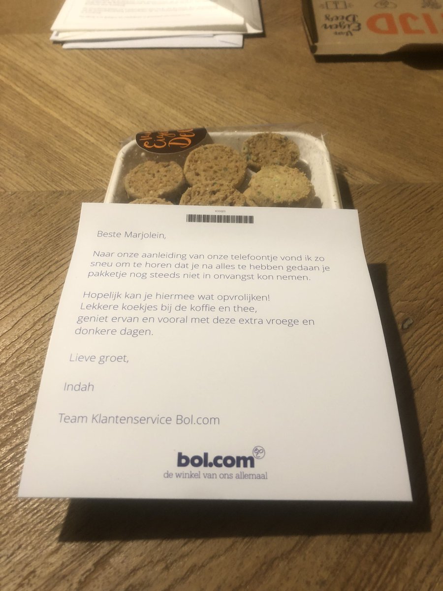 #klachtverzachter#bol.com# heel goed gedaan! Nadat pakketbezorgers DPD totale chaos veroorzaakte Bol.com gebeld. Goed opgepakt en juiste actie ingezet. Letten jullie even op #DPD hoe je met klanten om moet gaan?