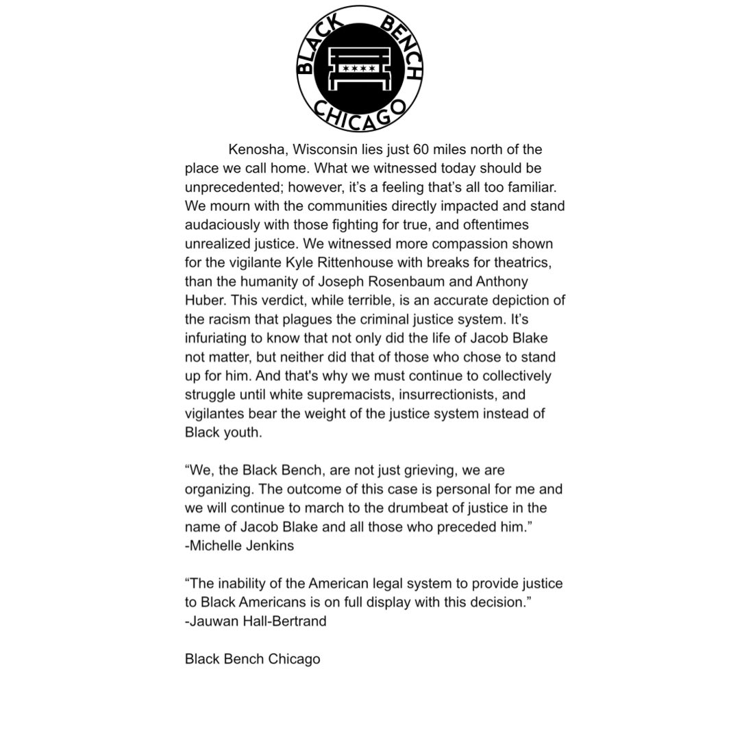 A message from the Bench regarding yesterday's verdict