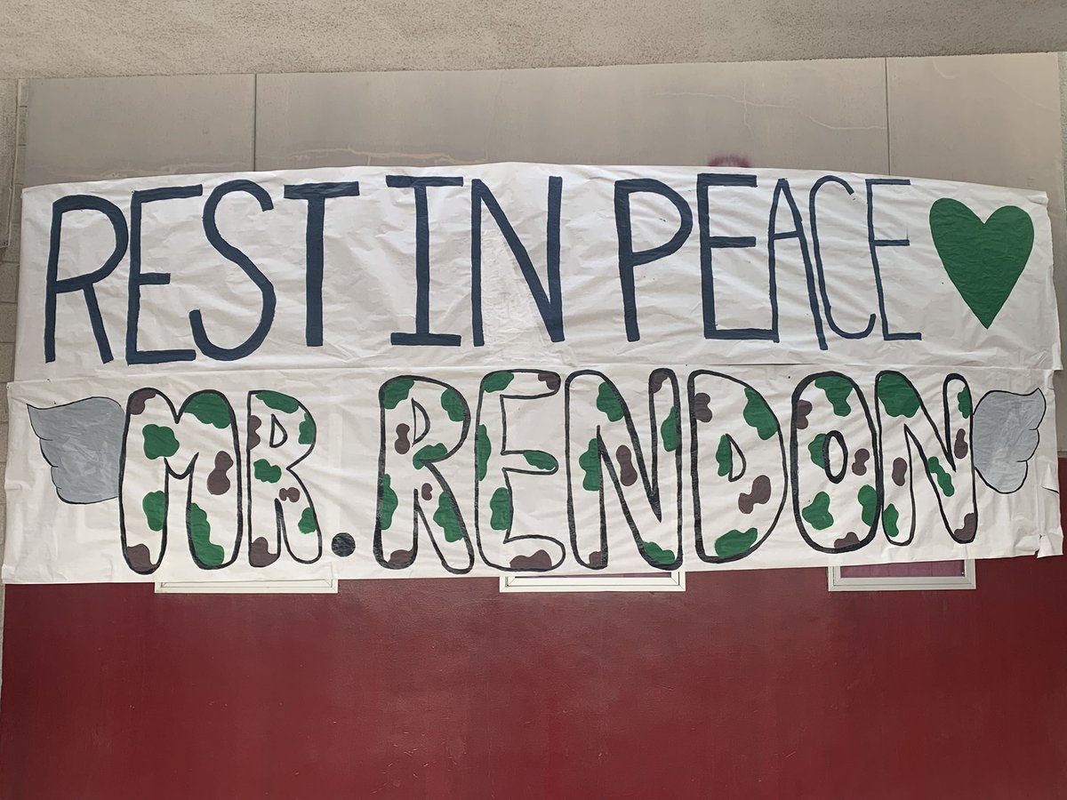 EHS_SparkyPride's tweet photo. Driven. Kind. Selfless. #ForeverASundevil #RIPMrRendon https://t.co/SCkGewjLsi
