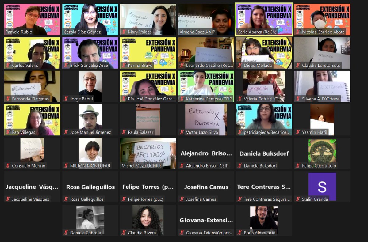 #PostgradosAbandonados #ExtensionxPandemia #Elecciones2021