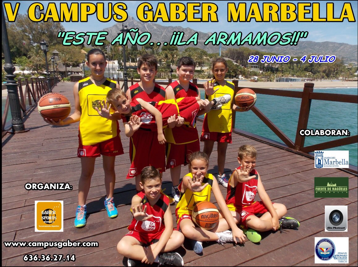 GABERSPORTS's tweet photo. ¿Y si en este día tristón y lluvioso en #Marbella echamos la vista atrás y recordamos el V #camousgaber ? Empecemos por el cartel… un lugar mágico en nuestra ciudad como el embarcadero del @MarbellaClubH 
y algunos de nuestros fieles campistas con la mano abierta 🖐🏻 … 1/2 https://t.co/WVnh2JdY4d