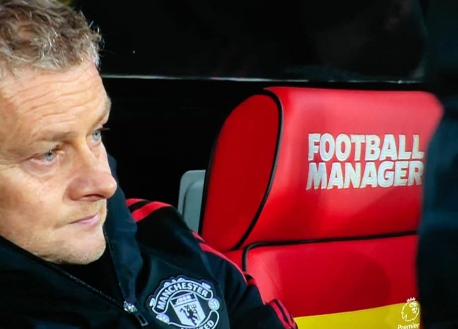 RowanMeegan's tweet photo. Watford's bench literally trolling Solskjaer...🤦🏻‍♂️ https://t.co/b9sqBAMx3J