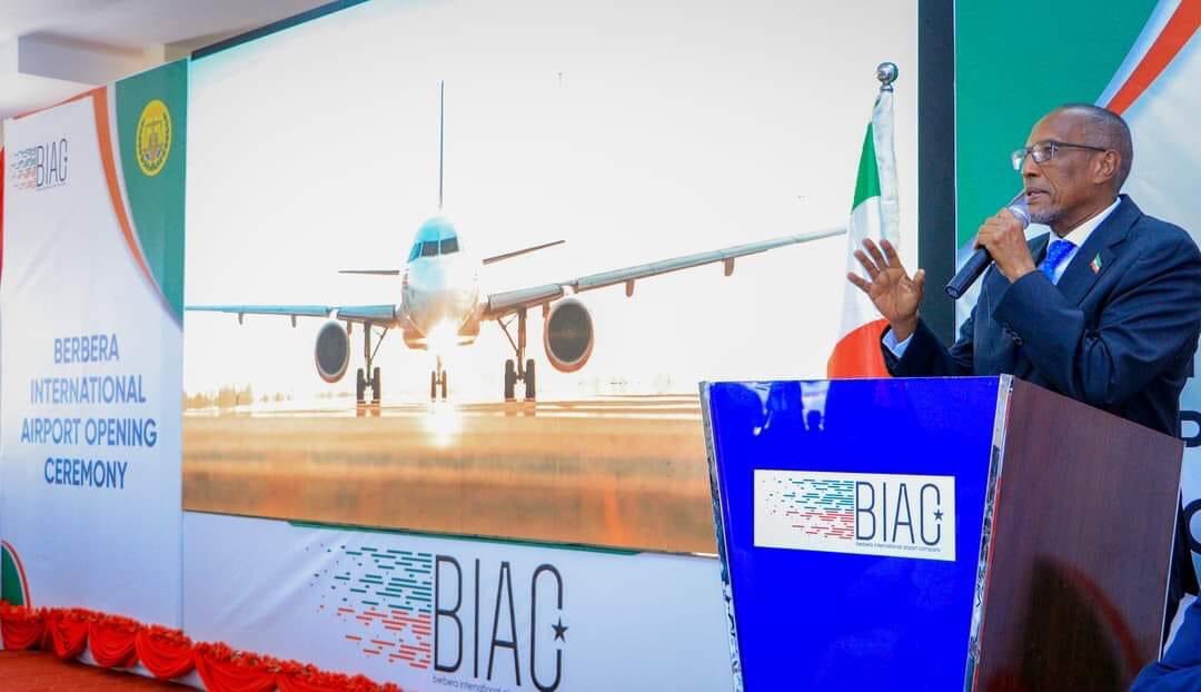 Mushti_MCMC's tweet photo. The President of the Republic of Somaliland H.E Muse Bihi Abdi officially opened the newly-renovated Berbera International Airport (BIA). https://t.co/yoTUx72toH