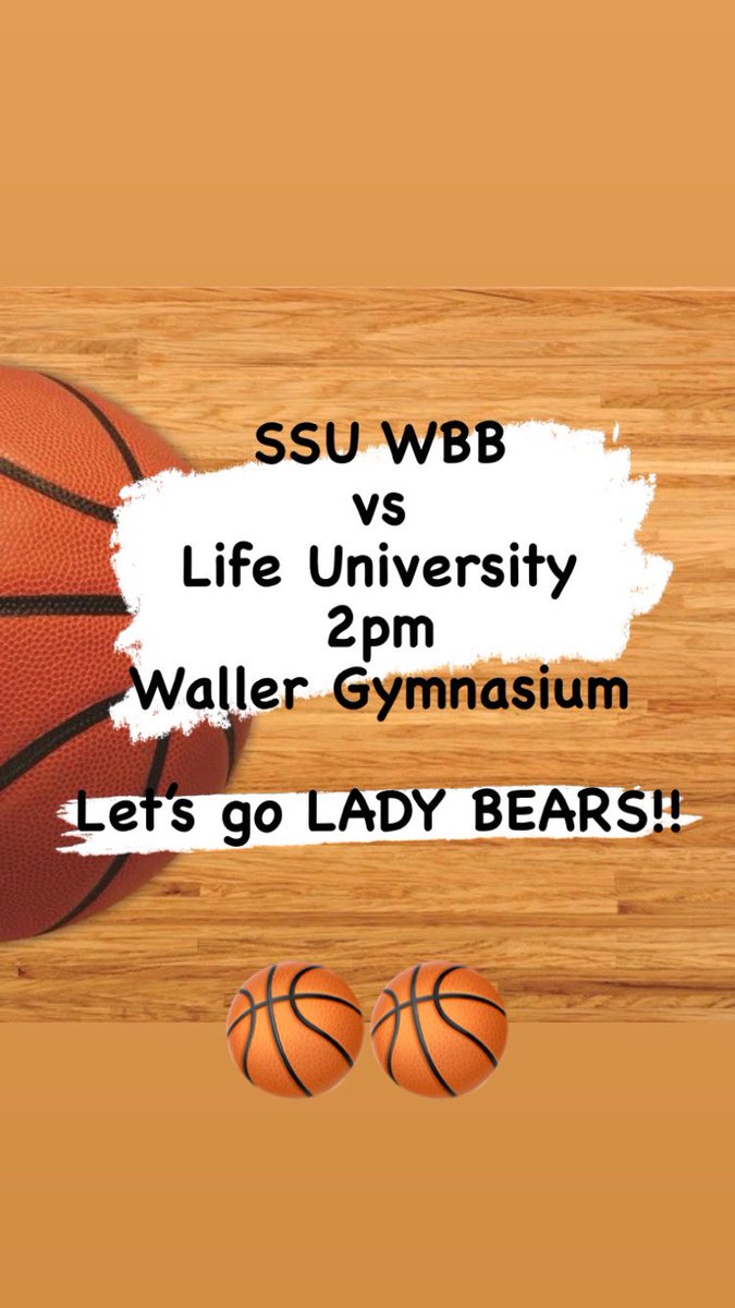 SSUWBB's tweet photo. **IT’S GAME DAY**
@SSUBears  
@ShawneeState 
@ShawneeSN https://t.co/34hJeHtDmE
