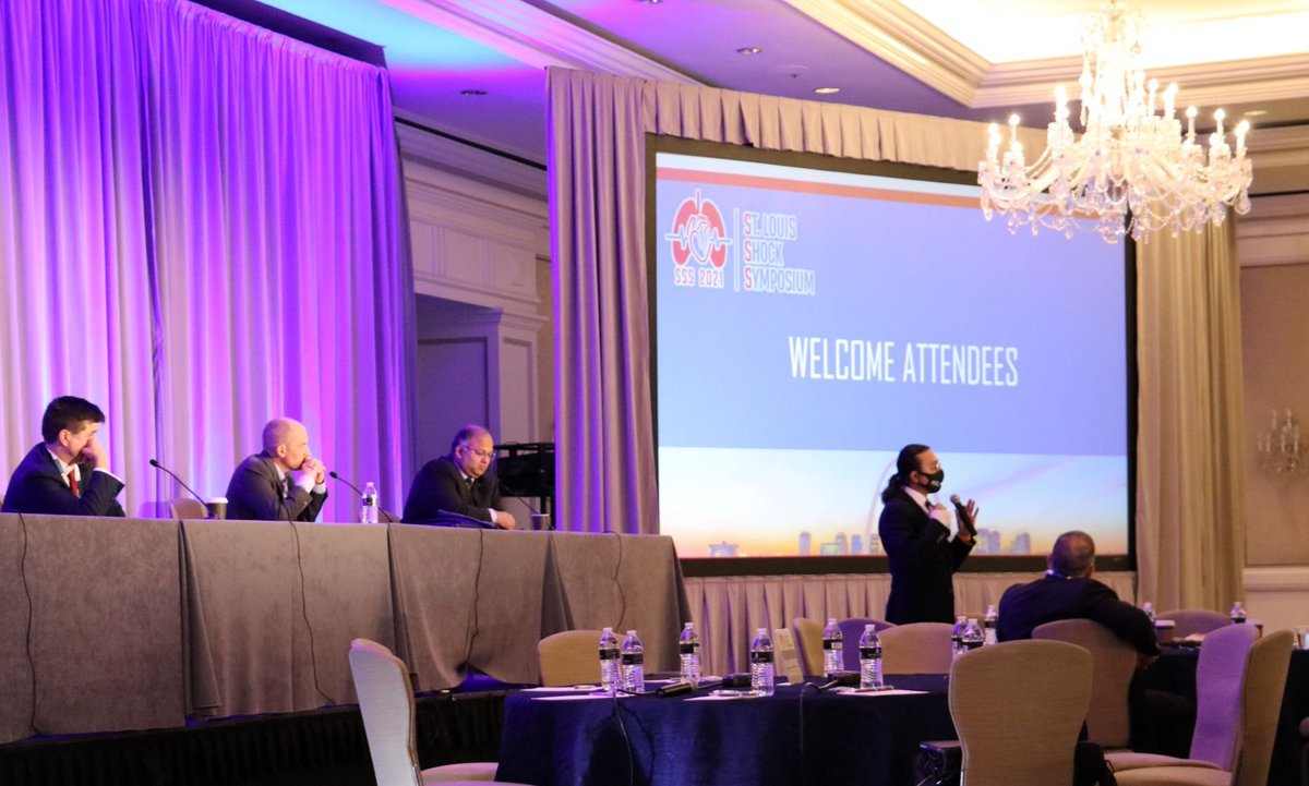 WashU_CT's tweet photo. @stlouisshock @WashUSurgery @AkiItohMD Director of @STLOUISSHOCK @MFarazMasood answers audience questions on treatment for patients with cardiogenic shock. https://t.co/HmSANsRajm