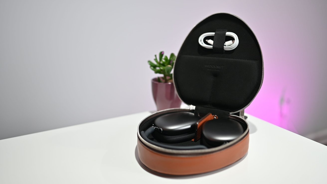 Airpods max leather case sale