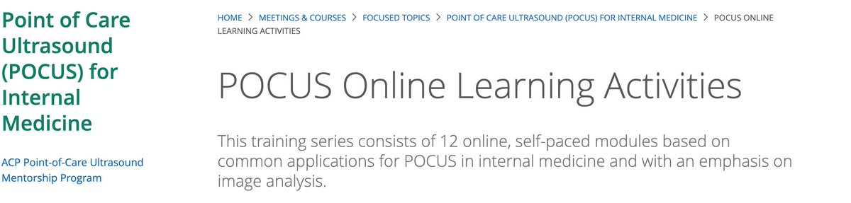 IM_POCUS's tweet photo. New 
@ACPinternists
 advanced #IMPOCUS online learning modules available - free to ACP members https://t.co/IftOPgNSAu 
@SonoInternist https://t.co/VQSxJahmtc