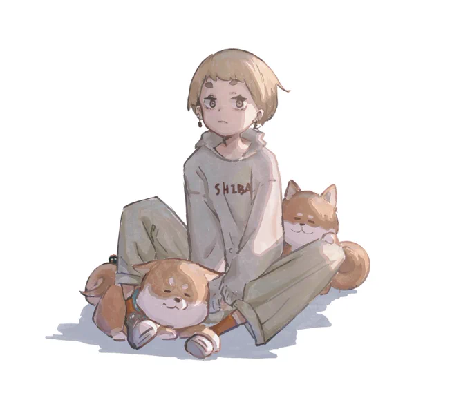 落書き 柴犬#イラスト #柴犬 #イラスト好きさんとつながりたい 