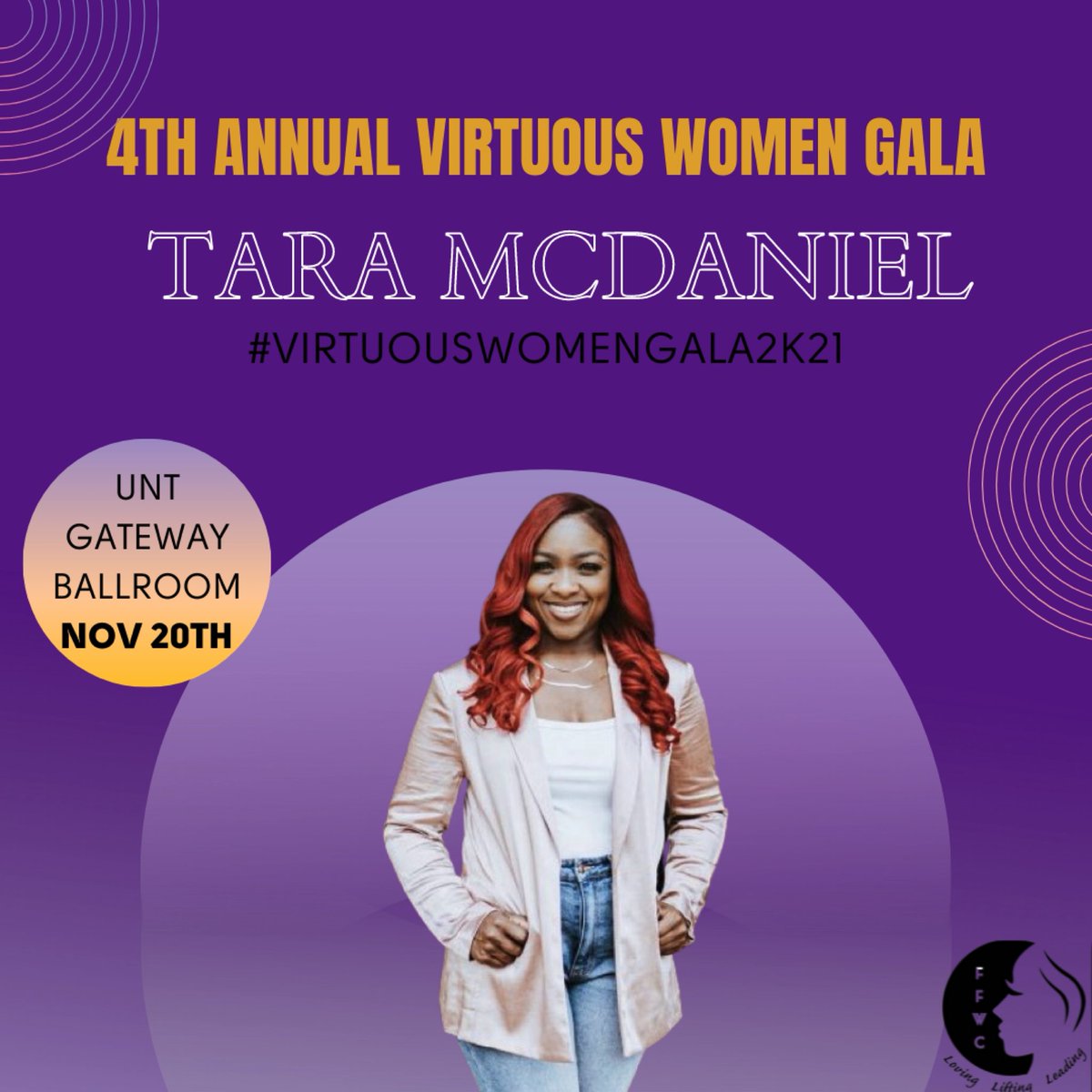 FFW_UNT's tweet photo. The 4th annual women gala is Today!

We have a power packed lineup for the conference.

Introducing our Keynote speaker, Tara McDaniel. She is a restaurateur , business development consultant and motivational speaker in Dallas, Texas. https://t.co/Ve5bqTkpWV