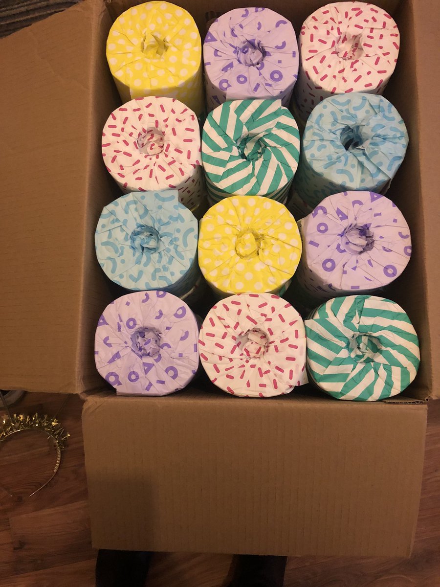 Excited to receive my first delivery from <a href="/WhoGivesACrapTP/">Who Gives A Crap</a> never been this thrilled about loo roll before! 😆