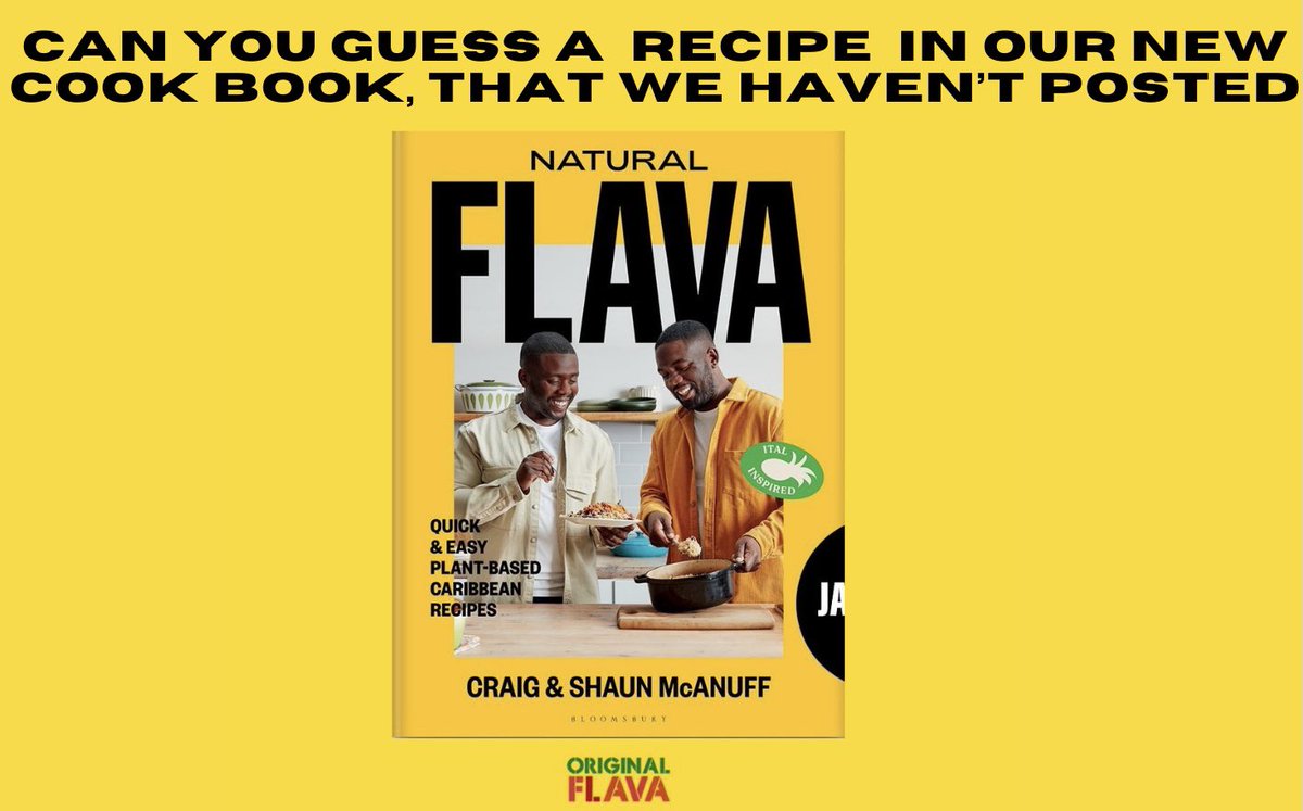 OriginalFlava_'s tweet photo. We want to see somethingπ€
Comment below ππΎ
#Food #recipe #naturalflava #book https://t.co/GxYiRXESWU