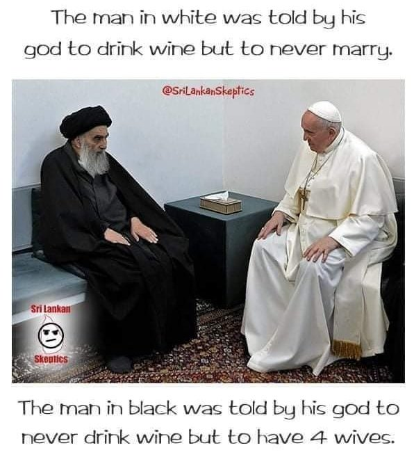 ImtiazMadmood's tweet photo. Different gods have different tastes. https://t.co/c1EXLJMw58