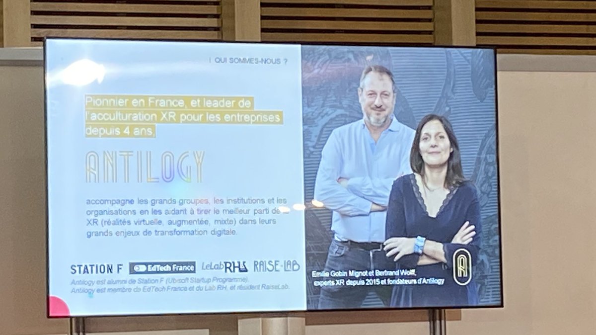 tkoscielniak's tweet photo. #SETedtech passionnante intervention de @BertrandWolff @LePavillonXR sur le #Métavers https://t.co/4kMSPH4ZT4