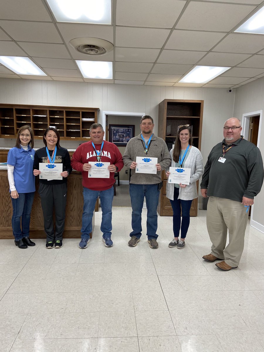 Congratulations to Cleveland High, BC Learning Center, PD Center, and Career Tech Center Grant Winners!!