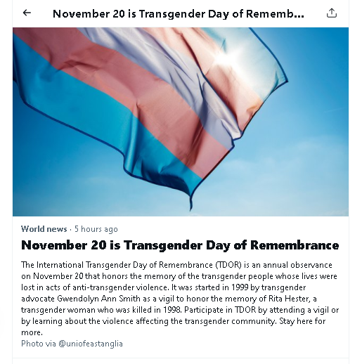 GregoryWhitta13's tweet photo. @Delboylaz Excellent! #IStandWithLesbians too, all lesbians be they cis or trans. #IStandWithHumanRights. Since #TransRightsAreHumanRights,  #IStandWithTransPeople as part of our #LGBTQIA+ community on this #TransDayOfRemembrance following #TransAwarenessWeek https://t.co/RENlRMh1Nz