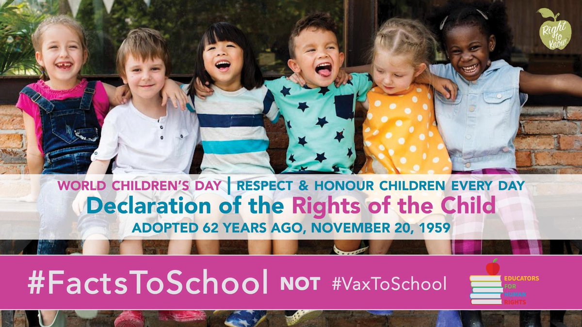 EducatorsHuman's tweet photo. On #WorldChildrensDay and #everyday, we support the #RightsOfTheChild which is why we are working with @children_canada and @roccogalatilaw in protection of such rights. #OntEd #OnPoli 💝 https://t.co/zRwUhtfnTS https://t.co/h1syXegO6F