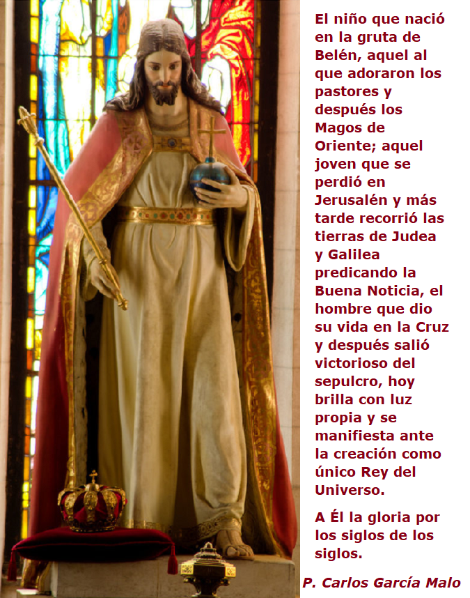 escucharlavoz's tweet photo. Jesucristo se manifiesta ante la creación como único Rey del Universo / Por P. Carlos García Malo #CristoRey 
#JesucristoReyDelUniverso https://t.co/eE4xuugWpA https://t.co/5oEZRC5K6g