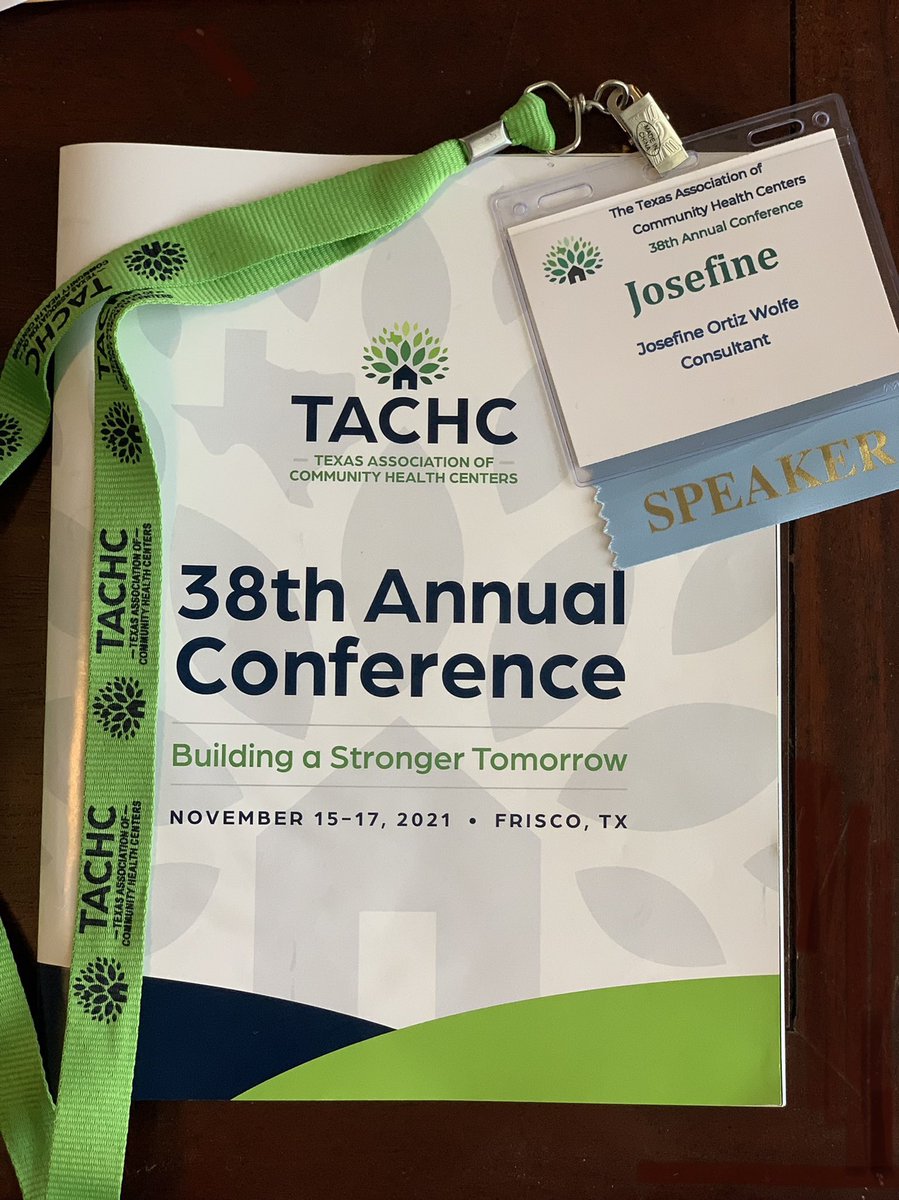 JosefineWolfe's tweet photo. After two years of virtual conferences, it was such a privilege to be invited to moderate a discussion at #TACHC38. Thank you for the invitation @TexasCHCs it is always a pleasure! https://t.co/iJsH3uoNLS