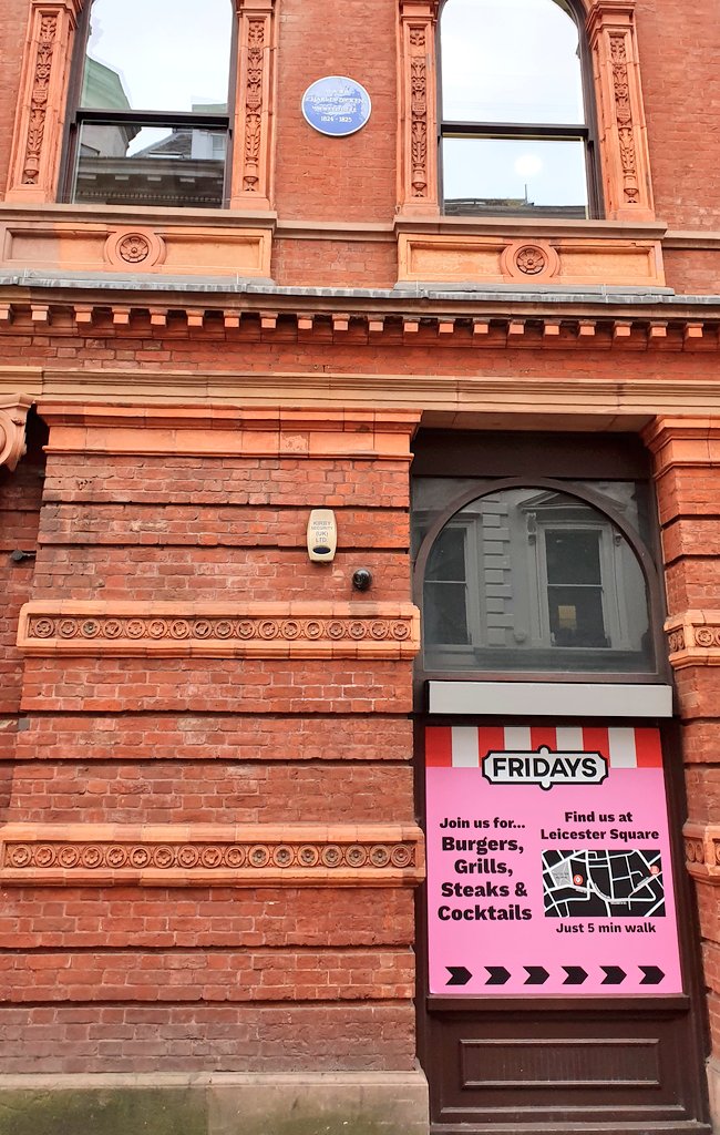 danbarker's tweet photo. The TGI Fridays that Charles Dickens worked in as a boy has sadly closed down. https://t.co/Pc6cfBblCz