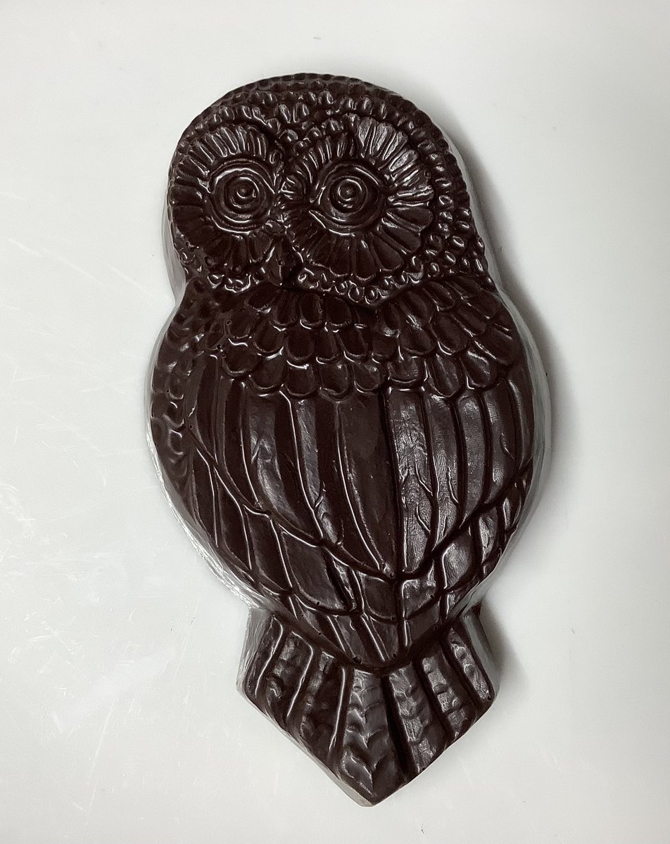 endeducbullying's tweet photo. Dark chocolate #0wl 🦉 I love the detail on this mold. https://t.co/hqDDOMGJcl