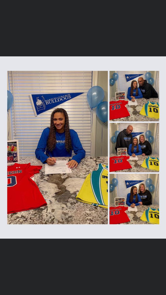 uproarlax's tweet photo. Uproar player, Alayna Wooten, signs her NLI to Barton College!  Congratulations!
#uproarlacrosse https://t.co/begSLNpX3u