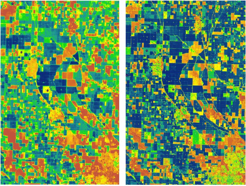 El mapeo de cultivos en el ámbito de campo es altamente preciso. 

Utiliza #imágenessatelitales de alta resolución de Maxar para obtener resultados de uso consuntivo más detallados y precisos.

Para más info ingresa a: ow.ly/Zu1m50GSeyp
