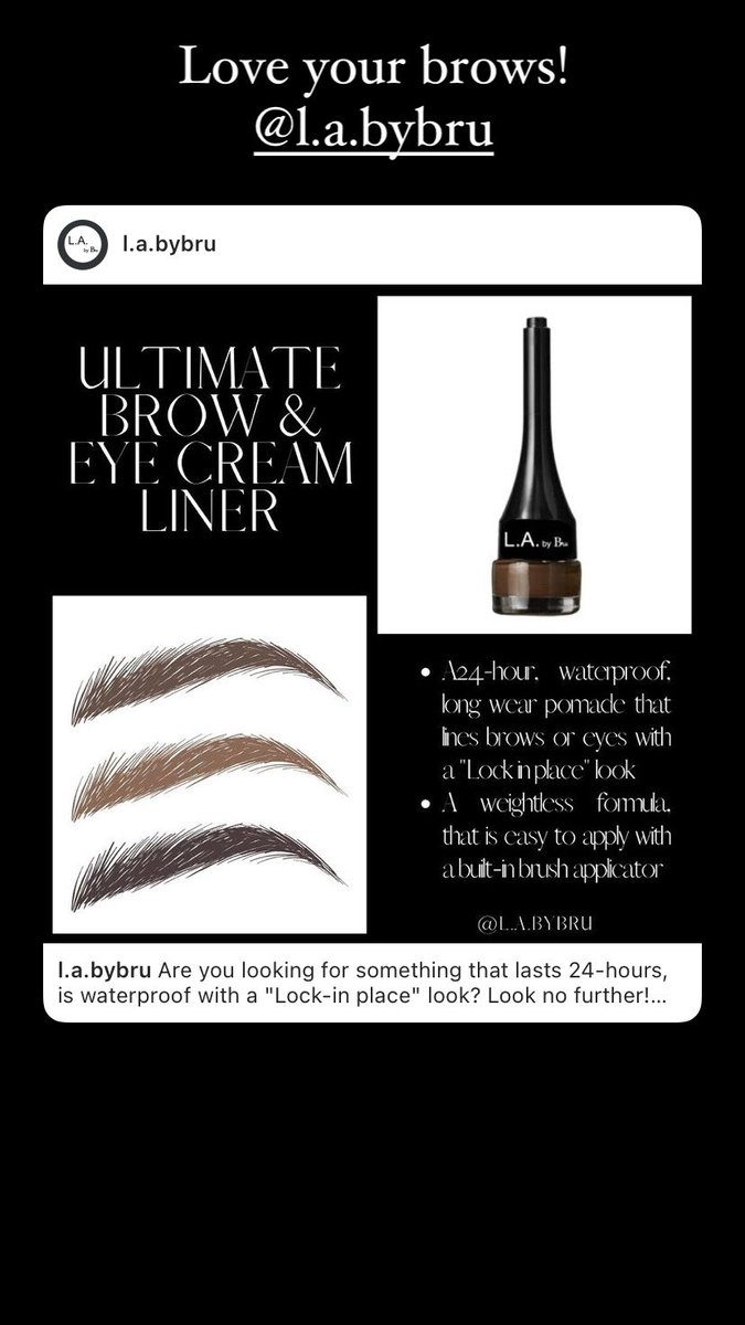 Love your Brows! <a href="/brunoracinebru/">Bruno Racine Salon</a> <a href="/thelabarrett/">Leslie-Anne "L.A." Barrett</a> <a href="/westboroBIA/">Westboro Village</a> #brunoracinesalon #makeup #westboroBIA #brows #613Ottawa #support #supportsmallbusiness #shoplocal #supportlocal