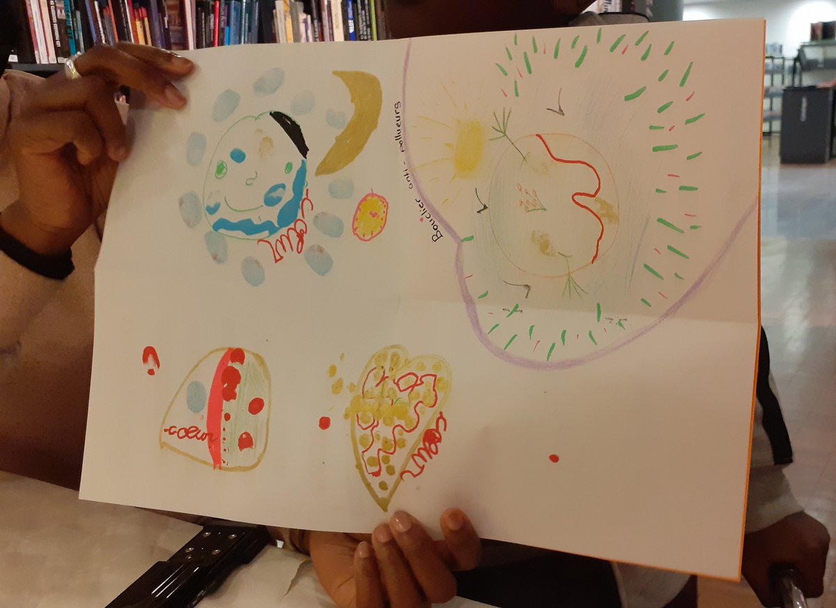 DurasBib's tweet photo. Ce matin a eu lieu l'atelier Philos-Art avec Rêve édition!
Qu'est-ce que la Terre? A qui appartient-elle? Quel est notre lien avec elle?

#bib2paris #paris20 https://t.co/uA1yuM4wzX