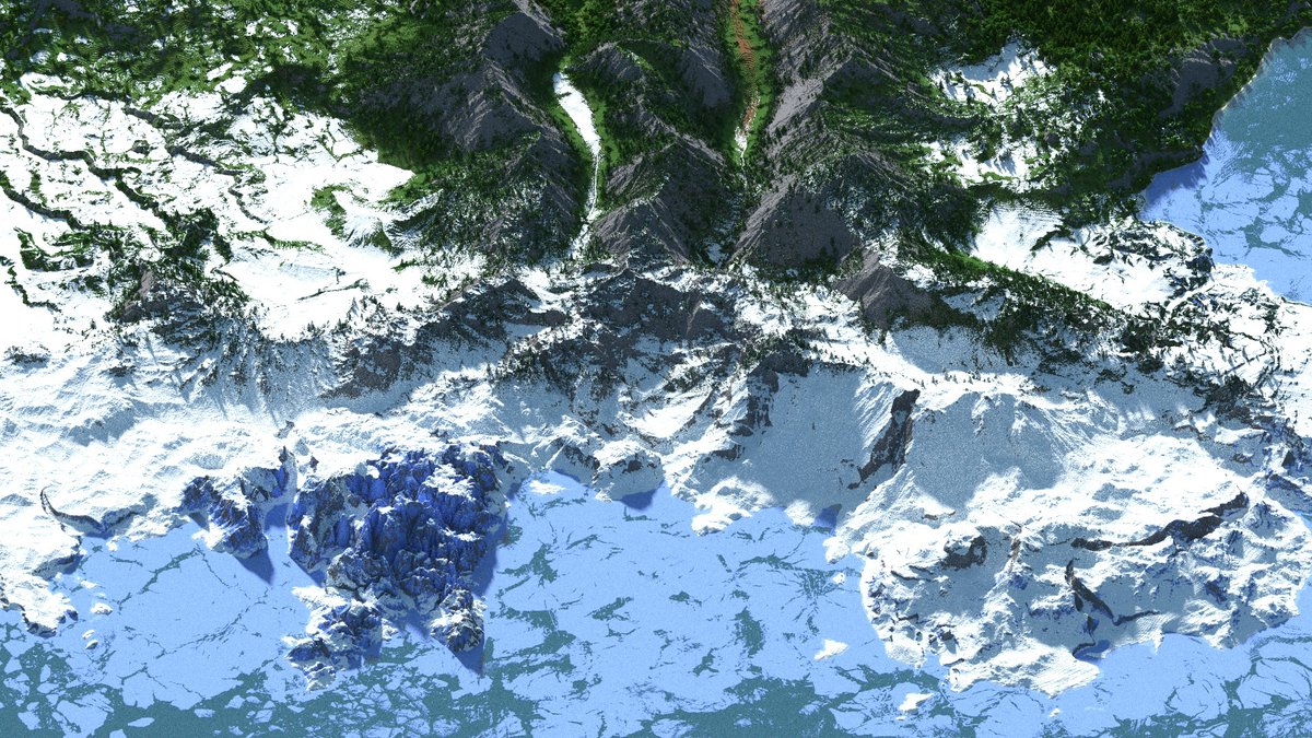 leonex17's tweet photo. Zilva World - WorldPainter
World size: 10000x10000

The programs I used to create the world:
#WorldPainter 
#minecraftmap #terraforming #terrain https://t.co/UoPuCNlanP
