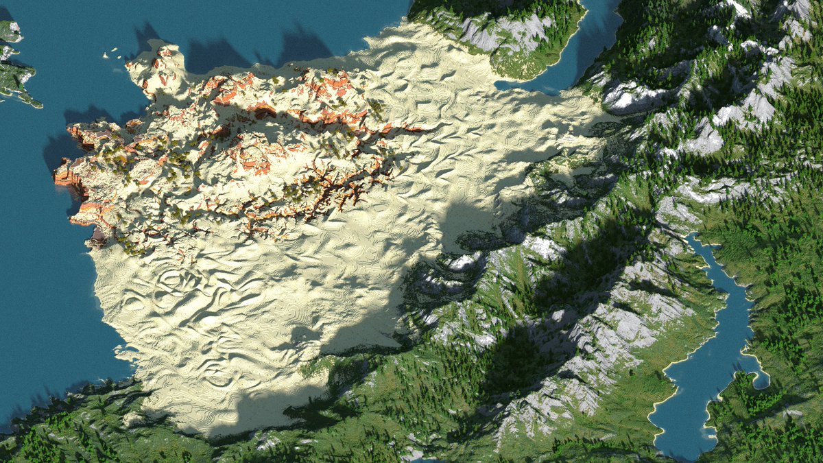 leonex17's tweet photo. Zilva World - WorldPainter
World size: 10000x10000

The programs I used to create the world:
#WorldPainter 
#minecraftmap #terraforming #terrain https://t.co/UoPuCNlanP