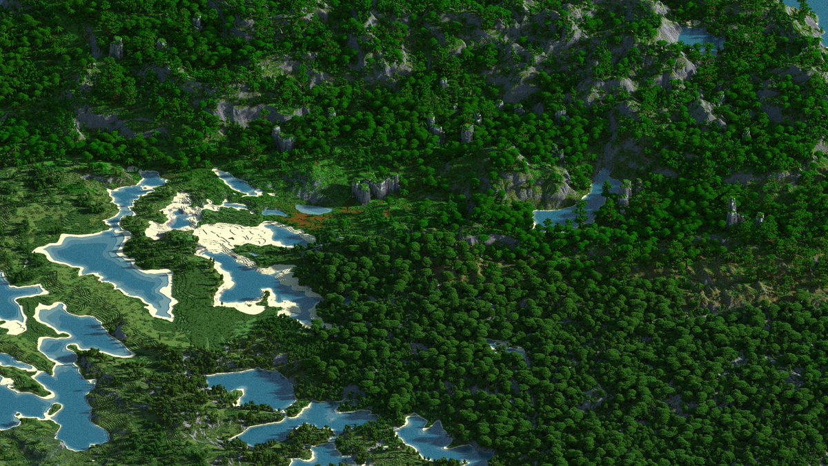 leonex17's tweet photo. Zilva World - WorldPainter
World size: 10000x10000

The programs I used to create the world:
#WorldPainter 
#minecraftmap #terraforming #terrain https://t.co/UoPuCNlanP