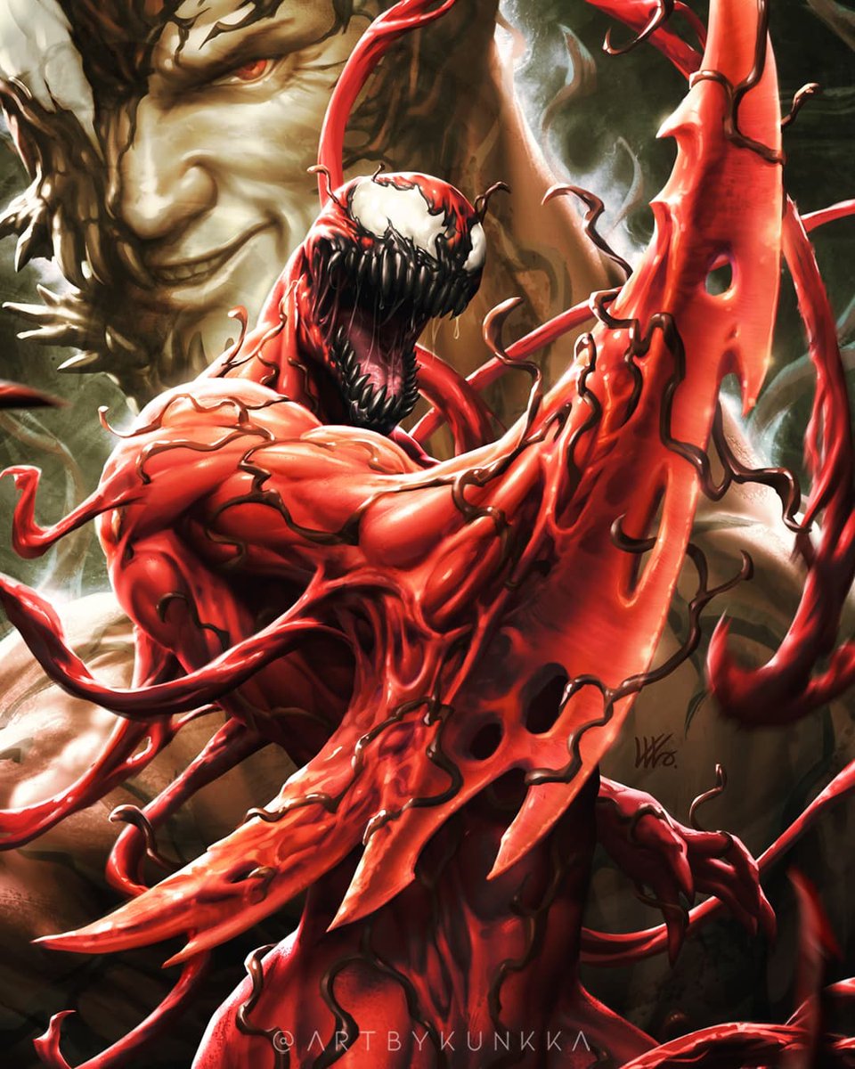 Super stoked for my first OFFICIAL cover for marvel!! 😁
This is for CarnageForever#1 Cover A, to be released in Feb
Please check out <a href="/ArtgermXclusive/">Artgerm Collectibles</a> for more info~
.
. 
#artgermcollectibles #carnage #venom  #marvelcomics #marvel #marvelstudios #comicbooks #variantcover