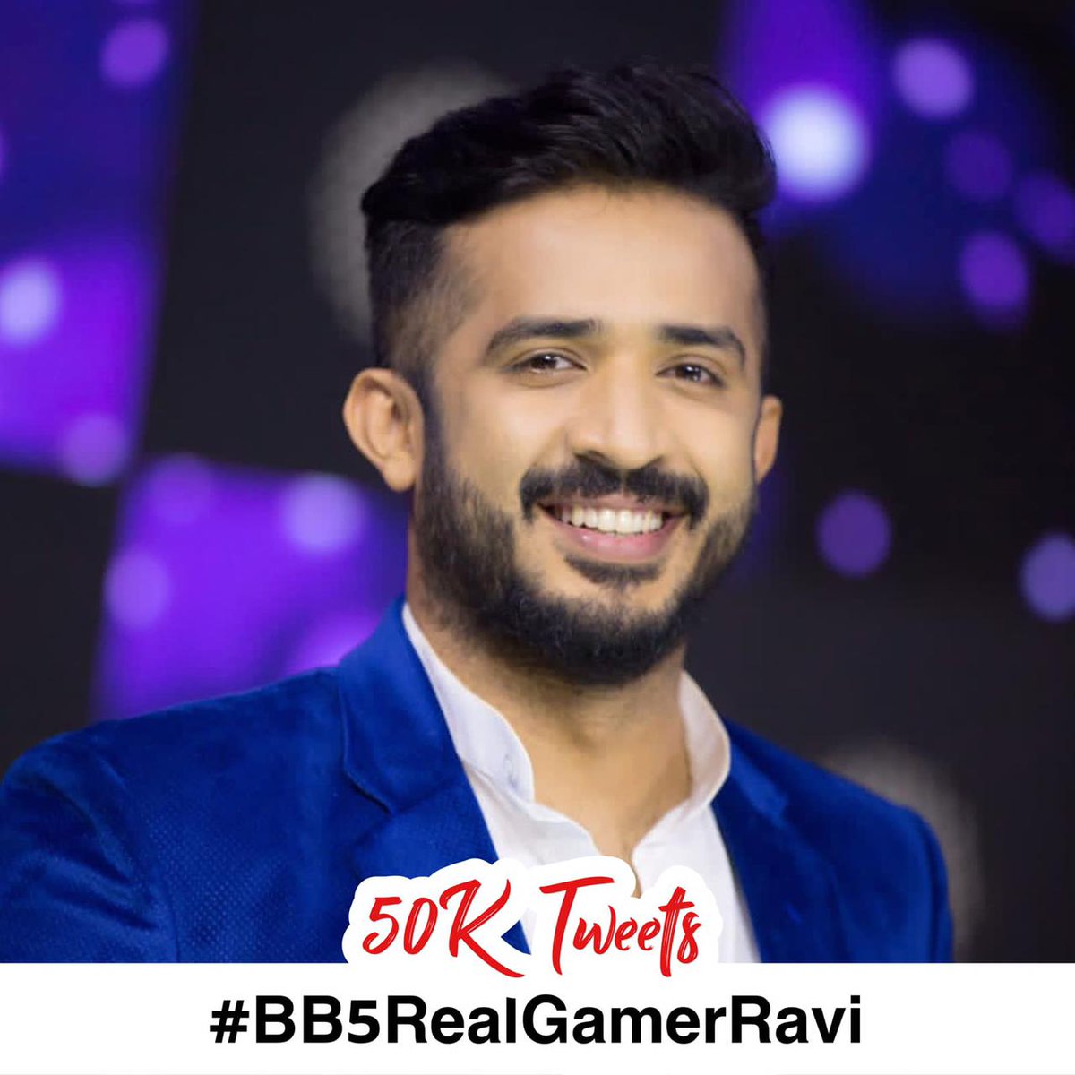 AnchorraviFanz's tweet photo. 50K Tweets in Only 3Hrs..🤩😊
So happy for this ❤️Thanku so much Everyone🙏👏
Next time 1M Kotteddam🤩👍💥

#BB5RealGamerRavi  #AnchorRavi #biggboss5telugu #Ravi https://t.co/zy05Es2Lxx