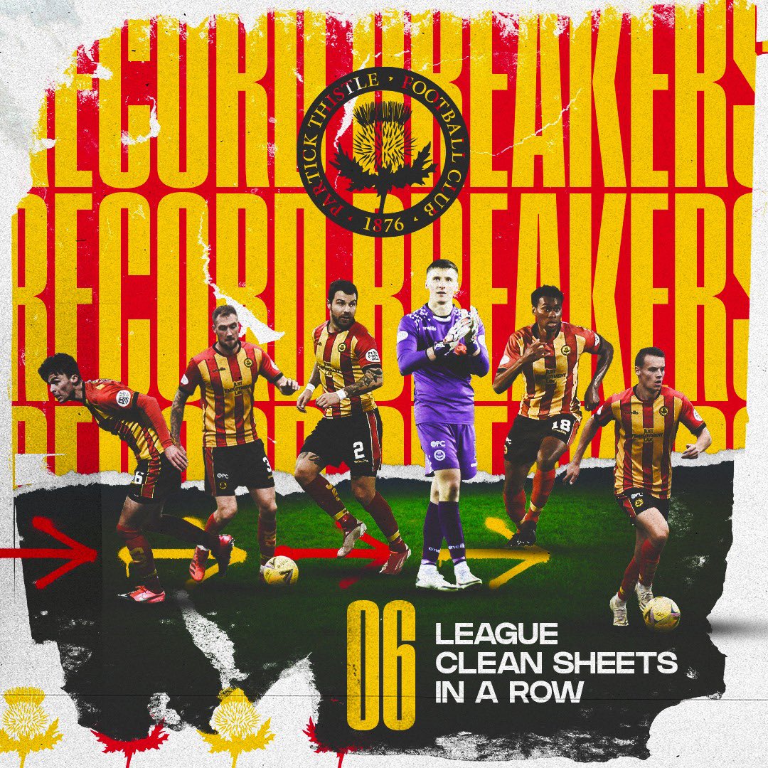 PartickThistle's tweet photo. 🚨 NEW CLUB RECORD 🚨 https://t.co/7hVynmQXMJ