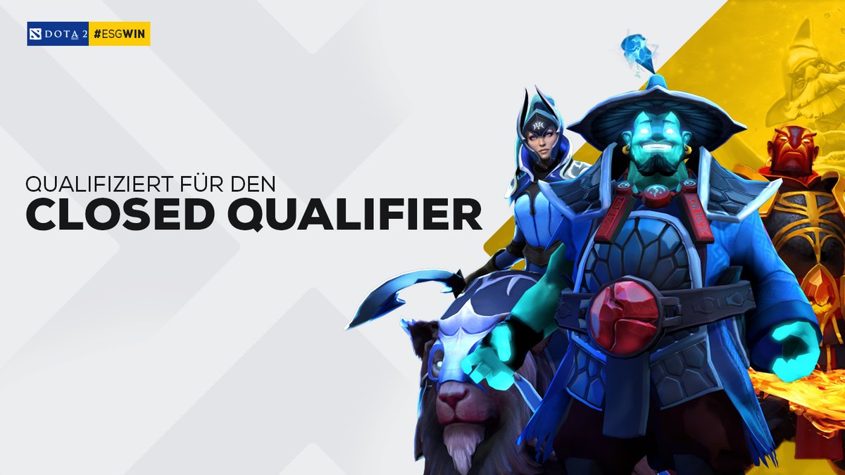 Diese Leistung kann sich sehen lassen! 💪

Unser Dota 2 Team hat neben dem Einzug ins Finale der #ESLMeisterschaft gleich auch den DPC Closed Qualifier Slot klargemacht! 👊

In diesem Sinne: #ESGWIN