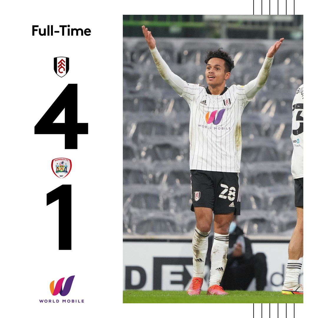 FulhamFC's tweet photo. 🆆🆆🆆🆆🆆🆆🆆
Seven wins in a row!
#FULBAR https://t.co/KsaYmnKS25