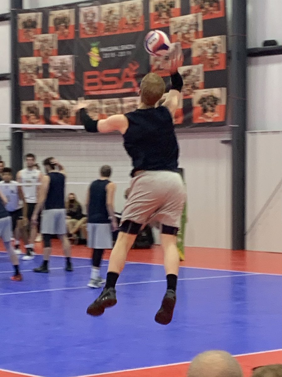 ProfJBock's tweet image. Got a chance to watch two FSOE students killing it on the volleyball court. Kyle Dixon and Daniel Boren both played well against D1 PFW.