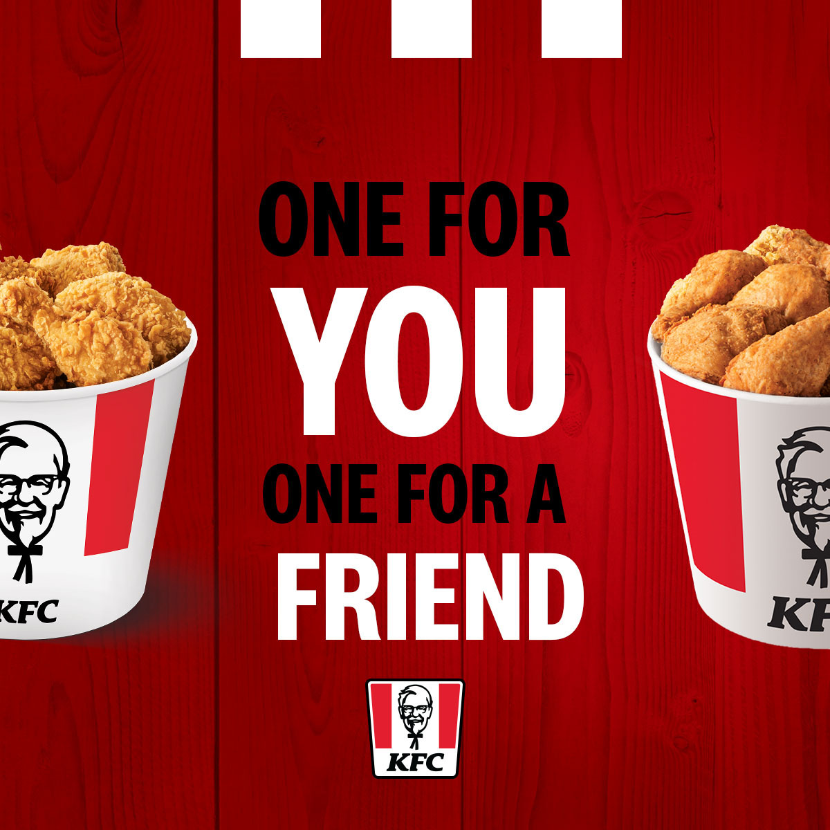 kfcjamaica's tweet photo. A bucket for evervone!
Share the love this weekend when you give the gift of a #KFCBucket.
Order for carry-out, drive-thru, delivery with @7krave or through Whatsapp at 876-333-2KFC (2532)!
#KFC #KFCJamaica #Buckets #KFCBuckets
#BucketWeekend https://t.co/0PVKsTJ4dL