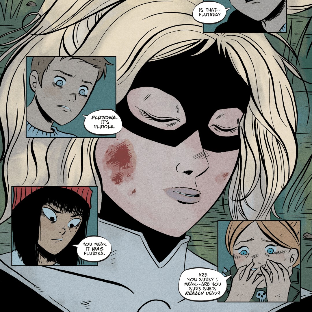 inkr's tweet photo. One day in the woods, Mie, Teddy, Diane, Mike, and Ray stumbled upon the corpse of the world's greatest superhero, Plutona 🦸🏻♀️
The question is: what are they going to do about it? 🤐
@ImageComics
📱 Read Now: https://t.co/n5lrcmTnOI
#comics #plutona #superhero #inkrcomics https://t.co/t5bAILMmHz