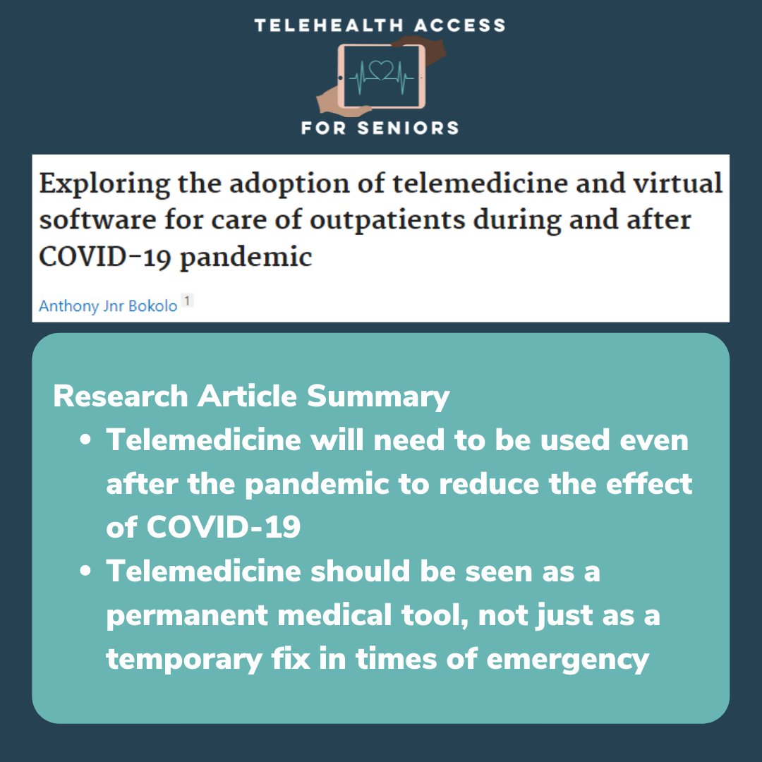 TeleHealth Access for Seniors tweet media