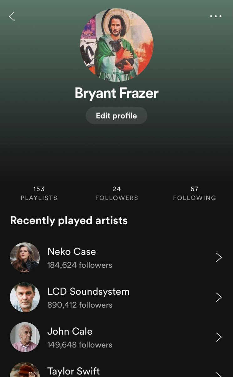 deep_focus's tweet image. I just wanted to remind folks that Bryant loved music too. Some of you might have received one of his mixes as a gift. His Spotify profile is still up and there are lots of his mixes to enjoy. He worked hard on them so try them without shuffling. -Karen